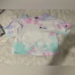 Champion - women’s size X-small - tie dye crop top